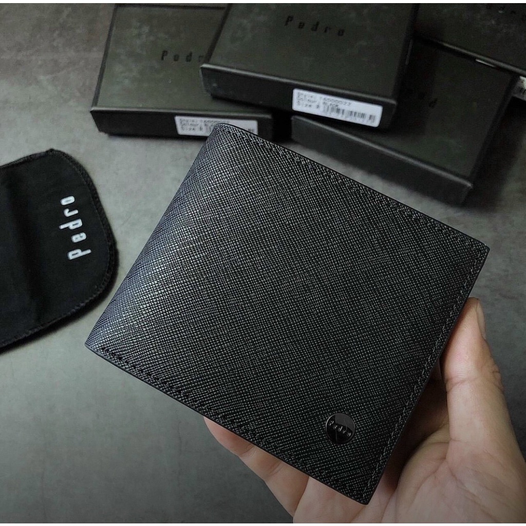 Ví nam Pedro. mẫu mới fullbox túi + giấy hãng