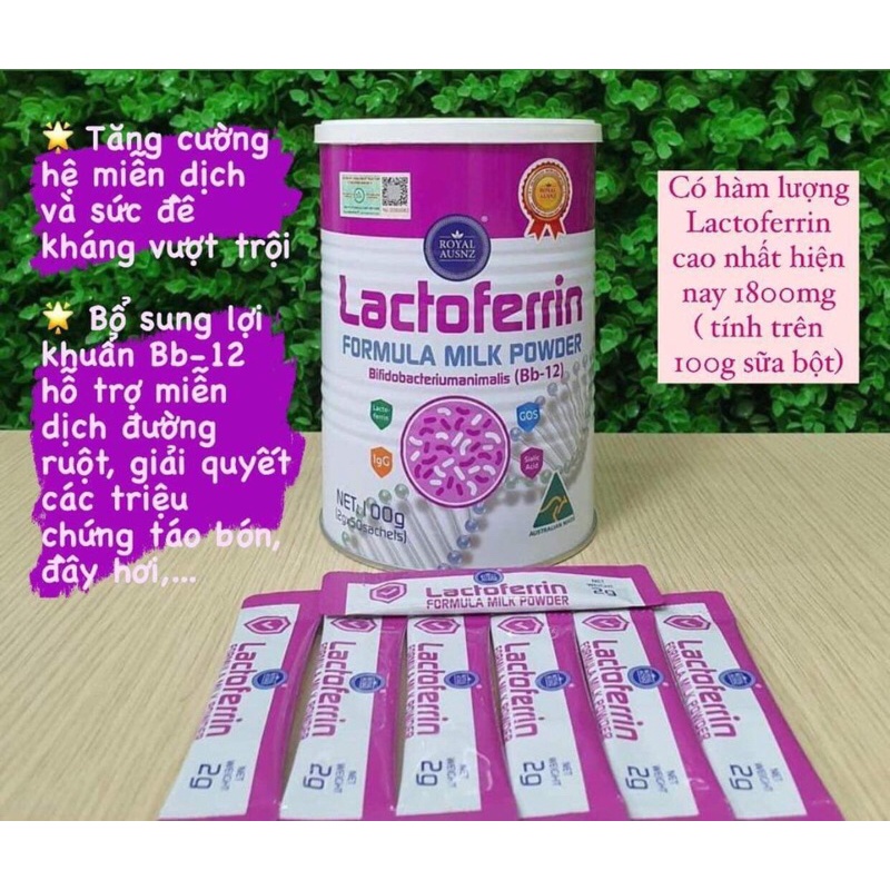 Sữa Bột Hoàng Gia Úc Lactoferrin Formula Milk BB-12