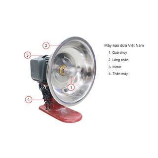 Máy nạo cơm dừa, máy so dừa