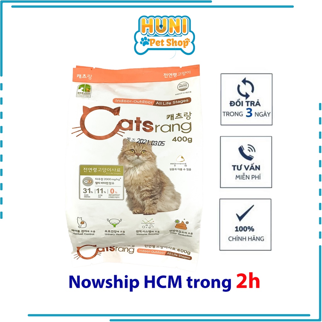 Thức ăn cho mèo Catsrang All Life Stages đồ ăn cho mèo mọi lứa tuổi - gói 5kg