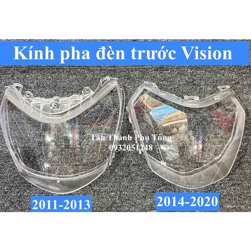 Kính pha đèn Vision đời 2011-2013, 2014-2020