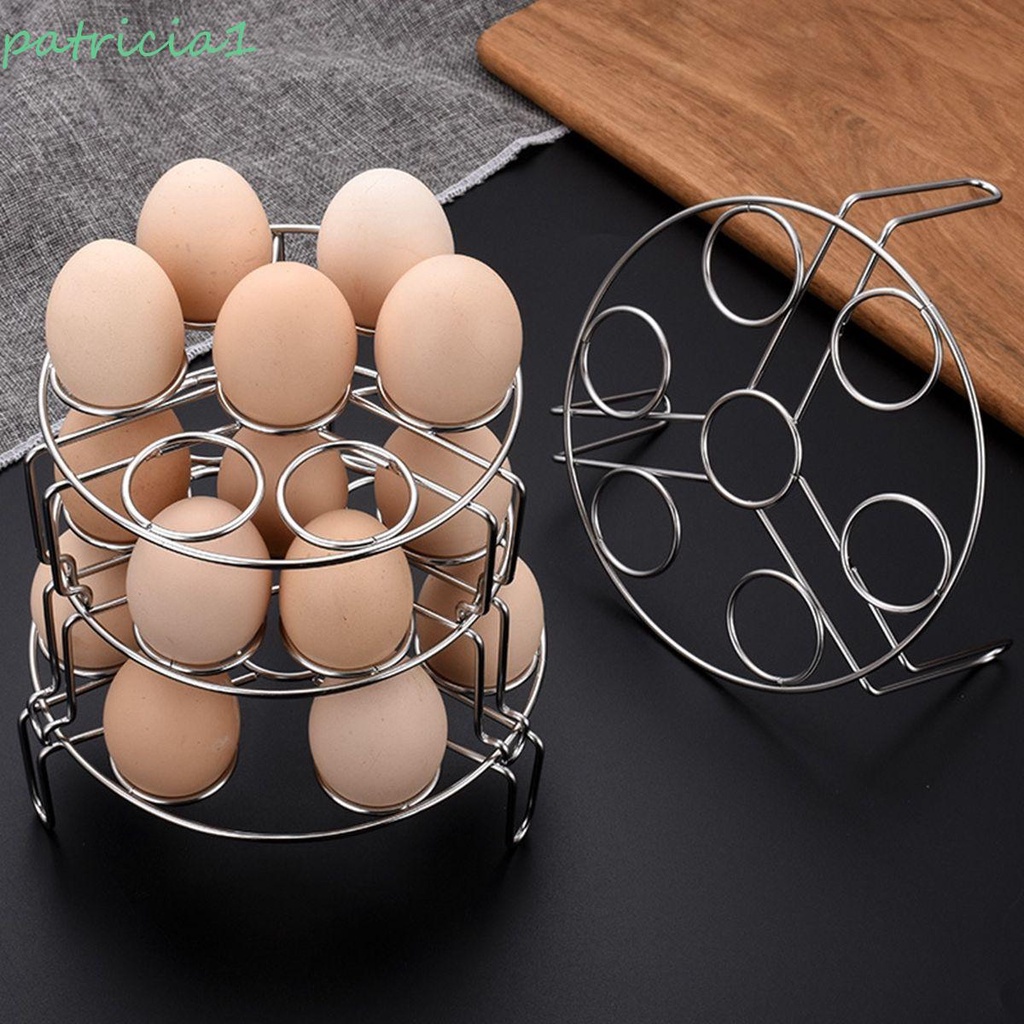 Giá hấp trứng bằng thép không gỉ chịu nhiệt bền bỉ đa năng có thể xếp chồng lên nhau