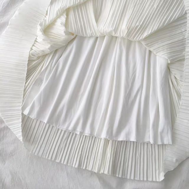 Chân váy midi xếp ly dáng xòe | BigBuy360 - bigbuy360.vn