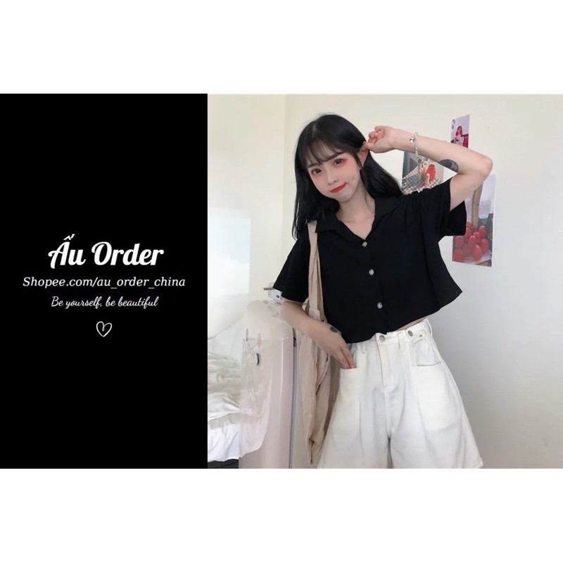 [ORDER 2 - 3 TUẦN] Áo croptop có cổ basic Bigsize đến 80kg