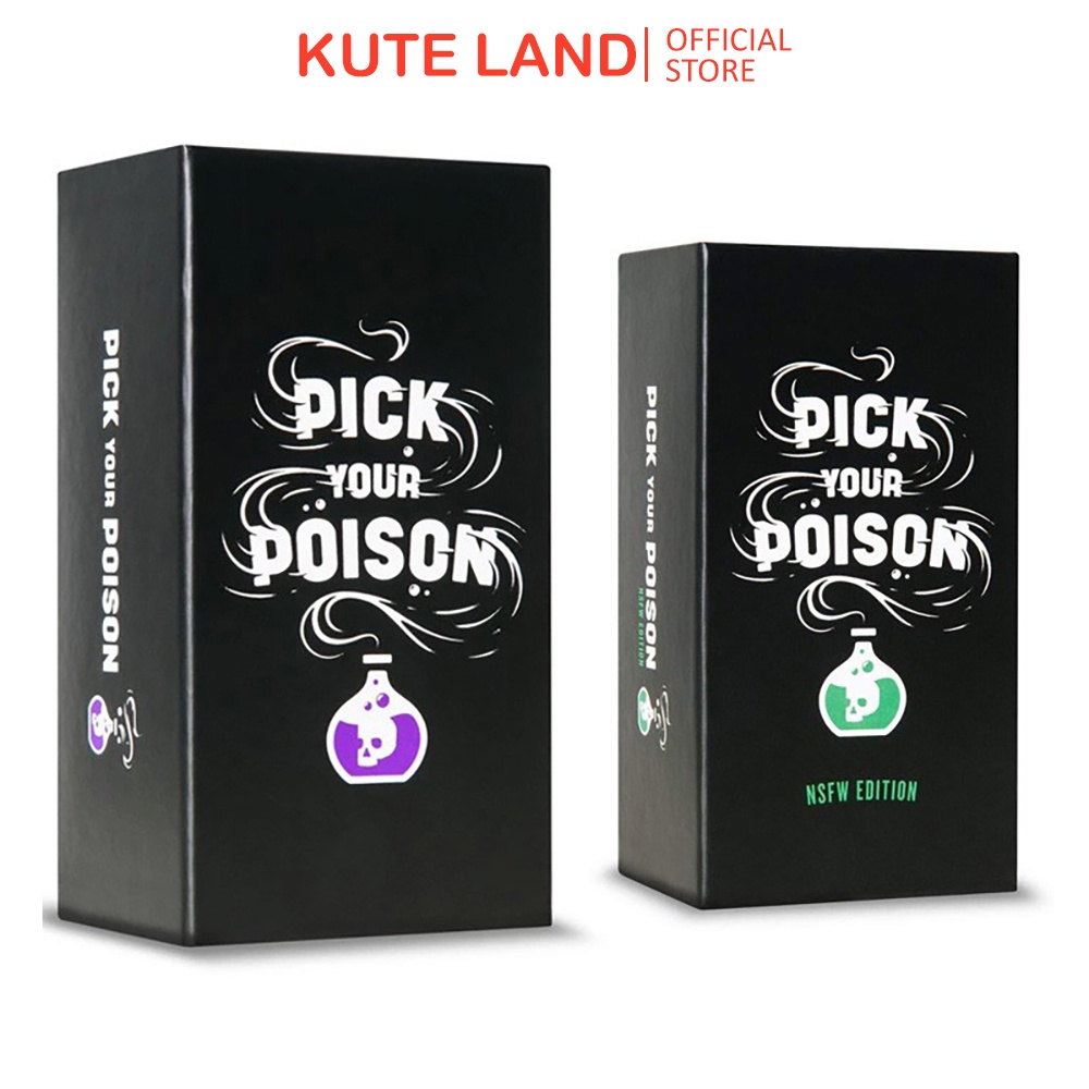 Bộ Thẻ Trò Chơi Pick Your Poison Phiên Bản Cơ Bản Và NSFW Board Game BG100