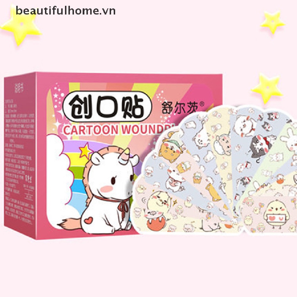 Bộ 120 Băng Keo Cá Nhân Chống Thấm Nước Nhiều Kiểu Dáng Đáng Yêu