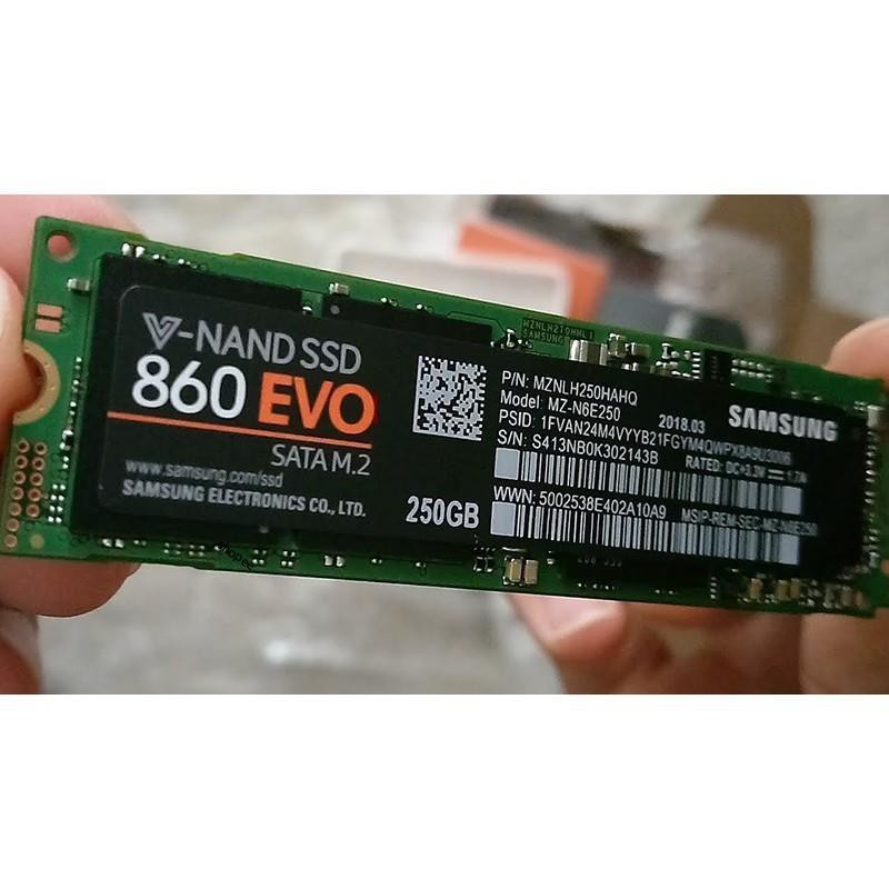 Ổ cứng SSD Samsung 860 EVO 250GB M2 SATA | BigBuy360 - bigbuy360.vn