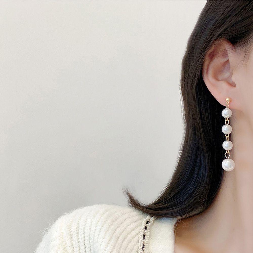 Bông Tai Tua Rua Dáng Dài Phong Cách Vintage Thời Trang Cho Nữ