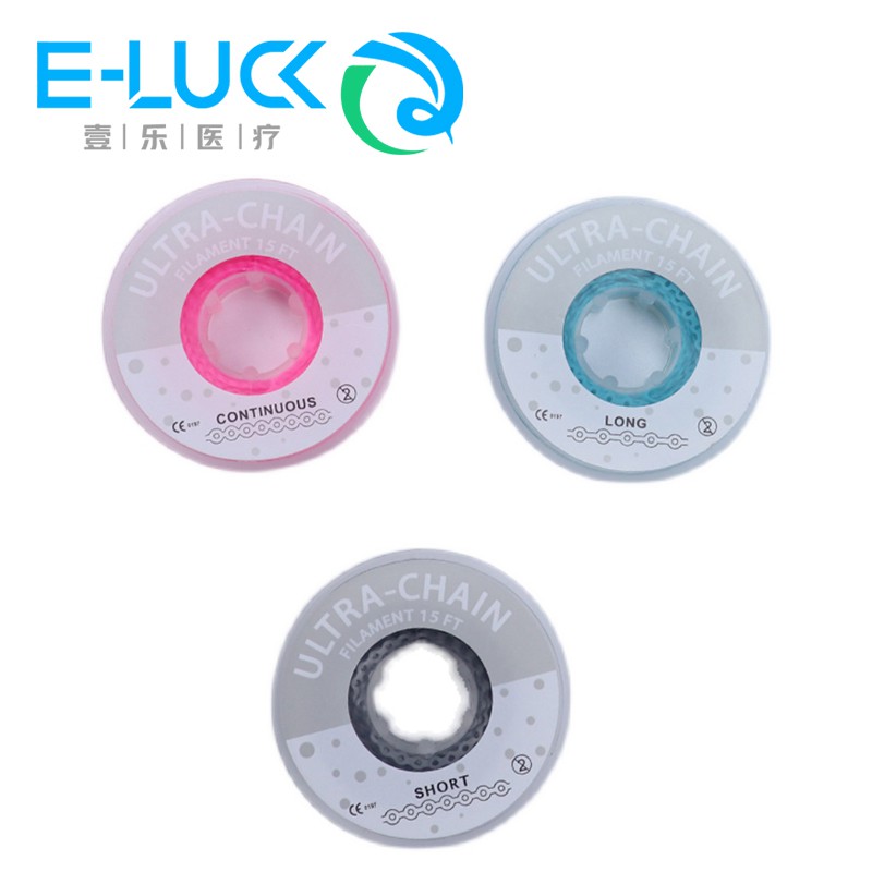 1 cuộn 15 cuộn dây đàn hồi chỉnh nha chuyên dụng nhiều màu sắc