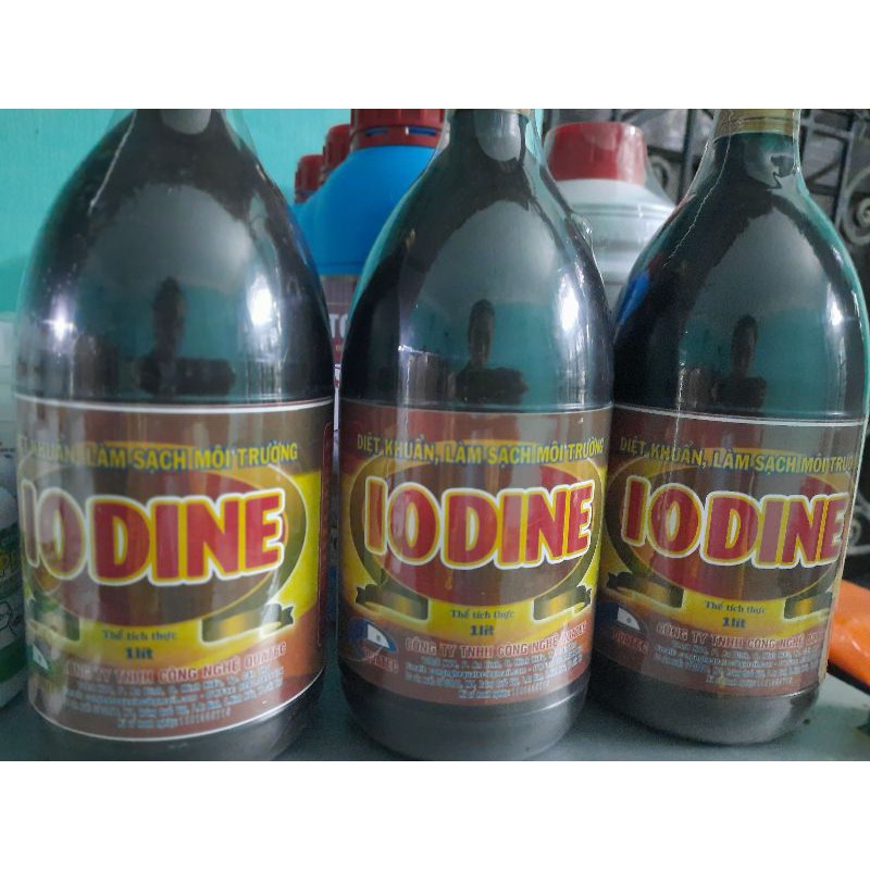 Iodine diệt khuẩn, làm sạch môi trường nước