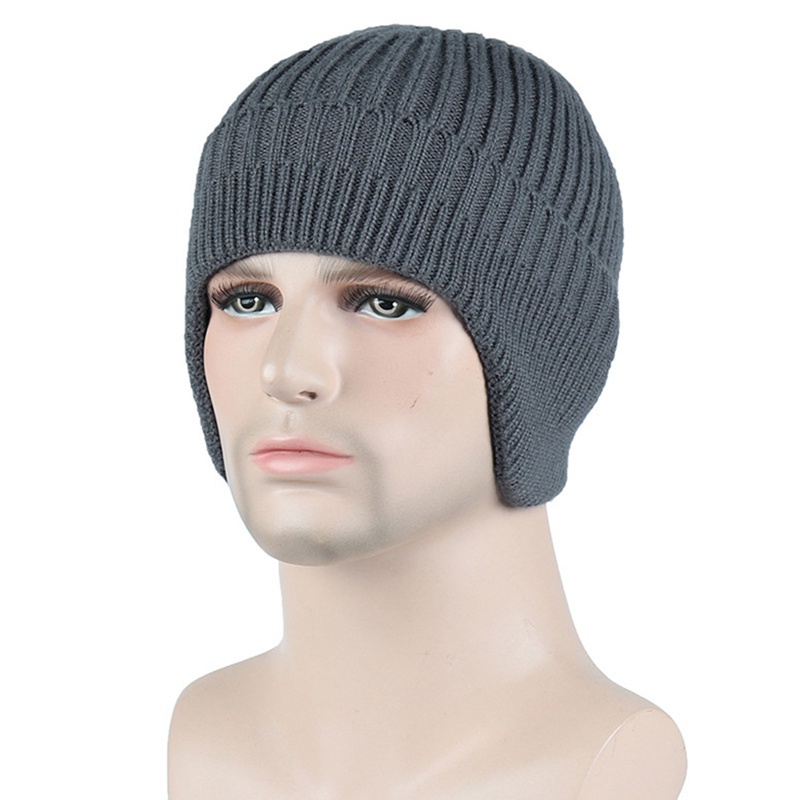 Mũ beanie bằng nỉ giữa ấm chống gió lạnh mùa đông thời trang