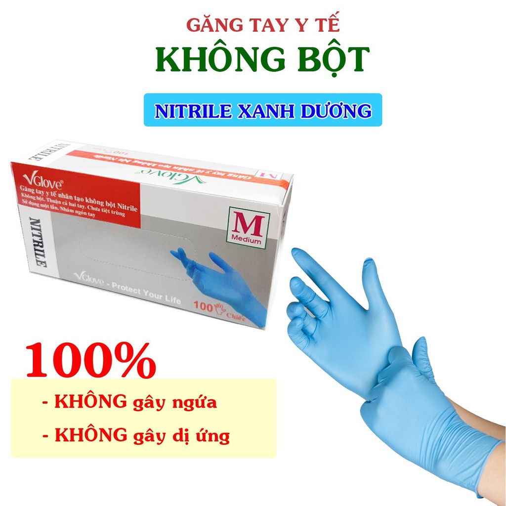Găng Tay Không Bột Nitrile Vglove