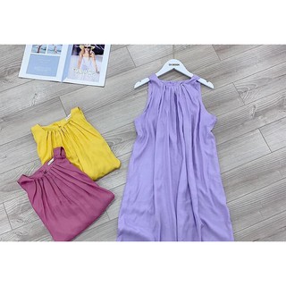 Đầm suông vải đũi freesize (kèm video & ảnh thật)