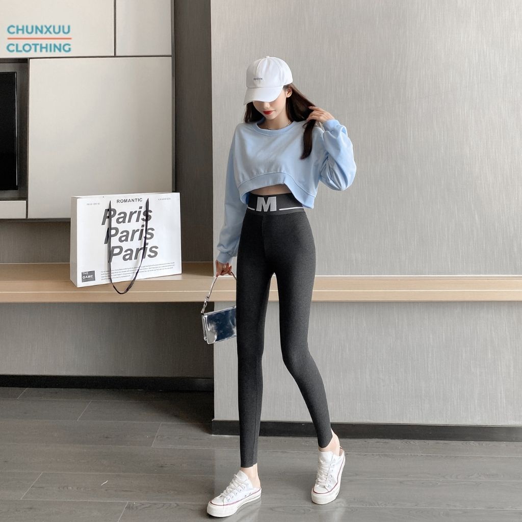 [Mã BMLTA50 giảm 50K đơn 150K] Quần legging nữ Chunxuu gân tăm tôn dáng gợi cảm co dãn 4 chiều thông thoáng - LG01