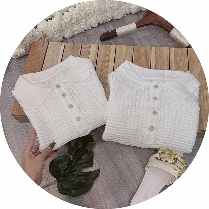 Áo Len Tổ Ong Cổ Đức