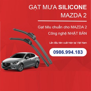 Bộ 02 cần gạt mưa ô tô chính hãng cho xe MAZDA 2