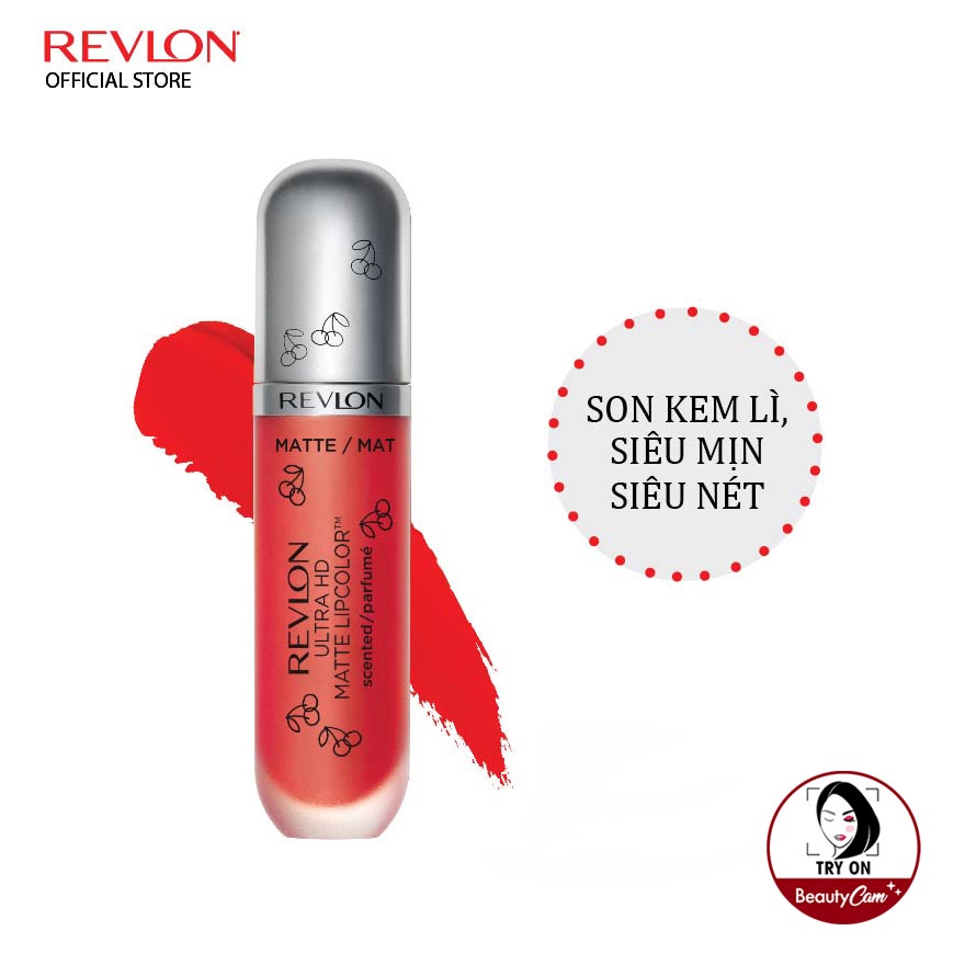 [Vào giỏ hàng để nhận quà] Son kem dạng lì Revlon Ultra HD Matte Lipcolor 5.9ml 5.9ml