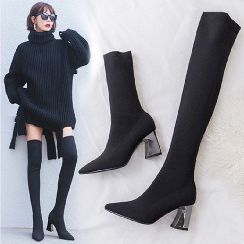 🍓 SẴN 🍓 BOOTS LEN ĐÙI CAO CẤP BIGSIZE
