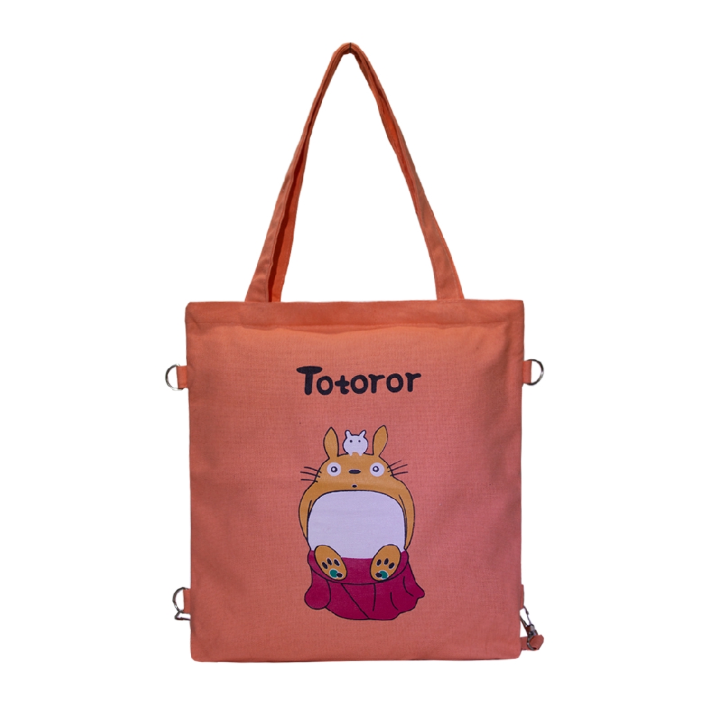 Túi Vải Đeo Chéo Tote Bag 3 Mèo Chồng XinhStore