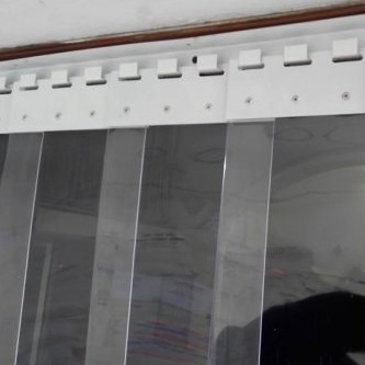 Thanh móc treo Rèm nhựa PVC - Thanh treo Rèm nhựa trong suốt - Phụ kiện rèm nhựa PVC