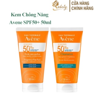 Kem chống nắng avene dry touch fluide spf50+ 50ml/avene mattifying cleanance spf50+ 50ml cho da dầu mụn,nhạy cảm