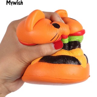 Đồ chơi Squishy hình bánh hamburger  MS9339