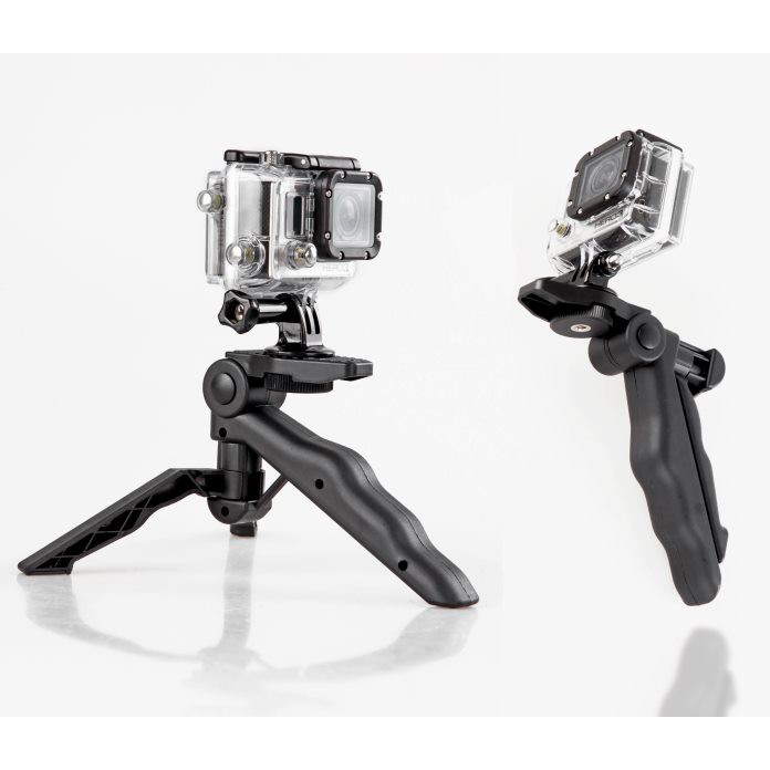 Chân Tripod Handgrip Mini xếp gọn cho Gopro, Sjcam, Xiaomi Yi Action