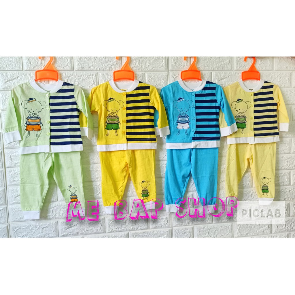 BỘ TAY DÀI CÀI GIỮA ĐỦ SIZE