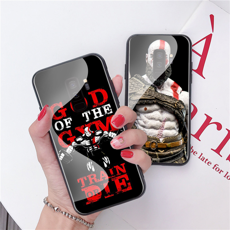 Ốp Điện Thoại Mặt Kính Hình Kratos God Of War 4 286b Cho Samsung S7 Edge S8 S9 S10 S20 Plus