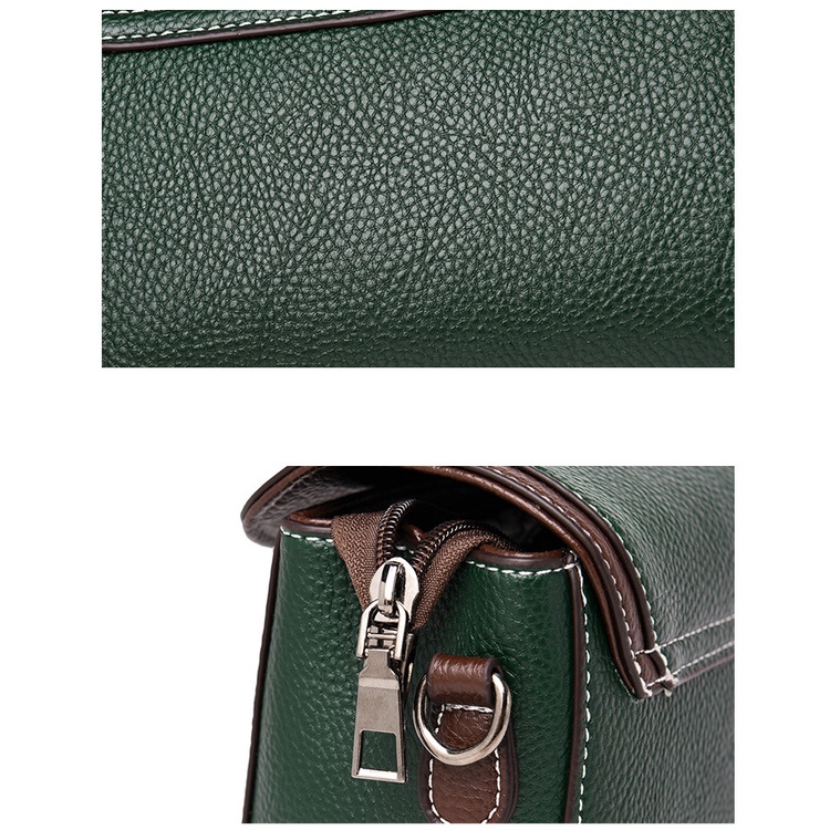 Túi đeo chéo CHUWANGLIN màu trơn thiết kế đơn giản thời trang cho nữ