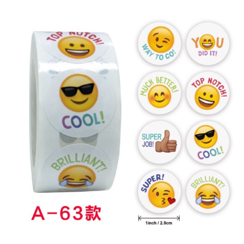 Sticker khen thưởng cuộn