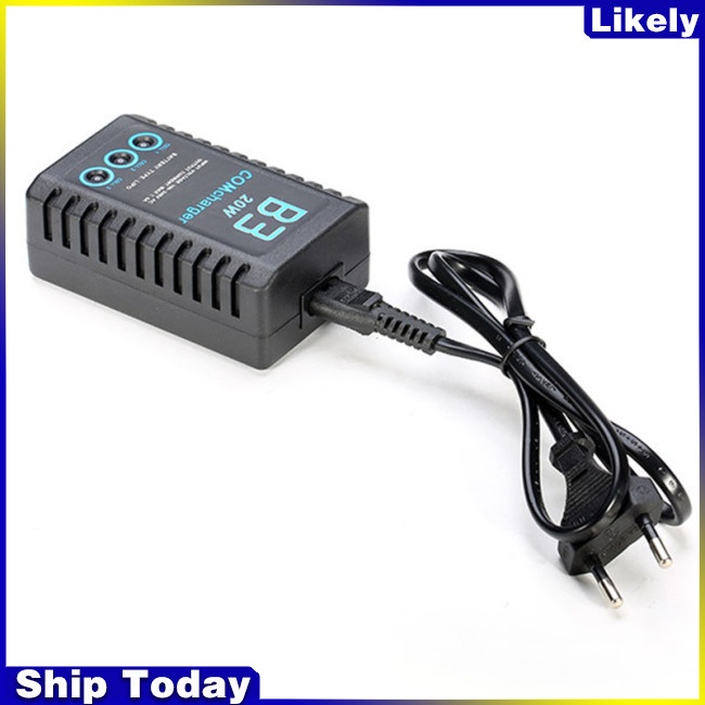 Bộ Sạc Pin Cân Bằng B3 20W 11.1V 2S- 3S Lipo Cho Máy Bay Điều Khiển Từ Xa