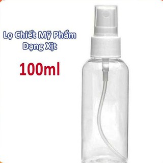 Chai Chiết Xịt Phun Sương, Lọ Xịt Dung Dịch 100ml PK1