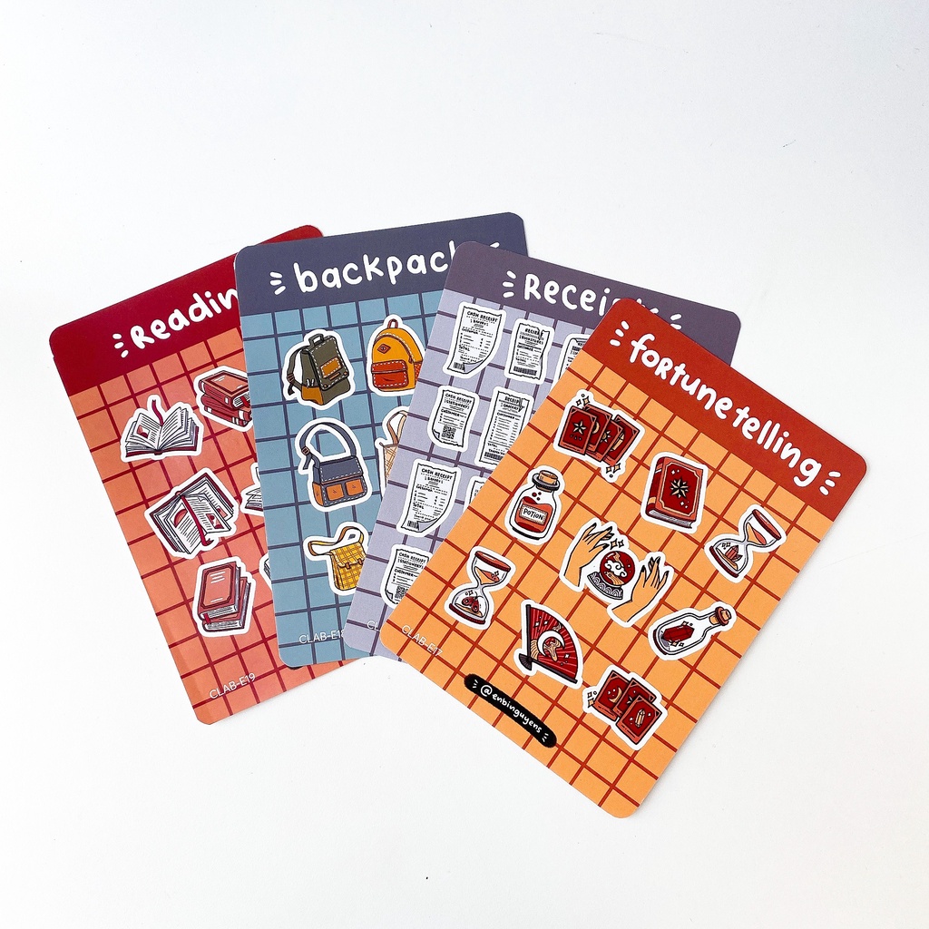 [VOL 4] Sticker Vật Dụng Dễ Thương by Enbinguyen | Hidari Shop