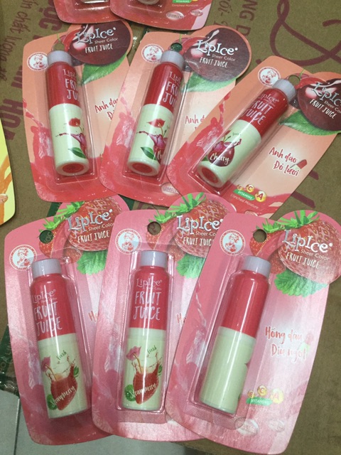 Son dưỡng môi tính chất trái cây Lipice siêu hot