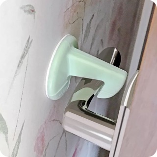 Ecohome Móc giữ cửa dán tường silicon