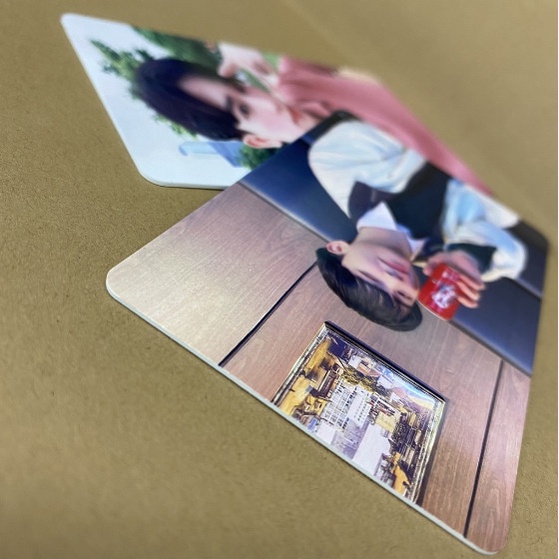 combo 10 Card bo góc-IN THEO YÊU CẦU in  card thần tượng card cá nhân - kích thước 5.4 x 8.8cm in 1 mặt cán màng