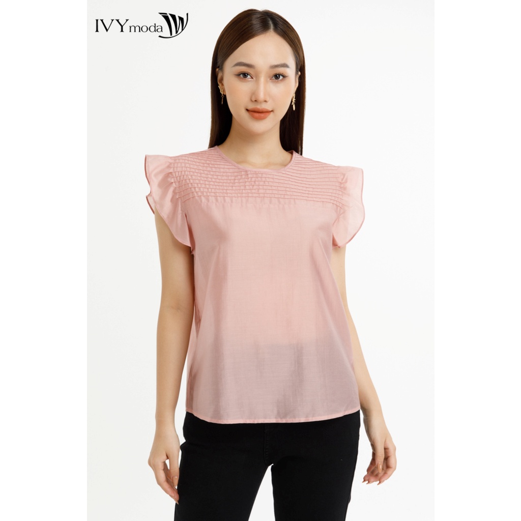 Áo lụa cánh tiên nữ IVY moda MS 16M7767