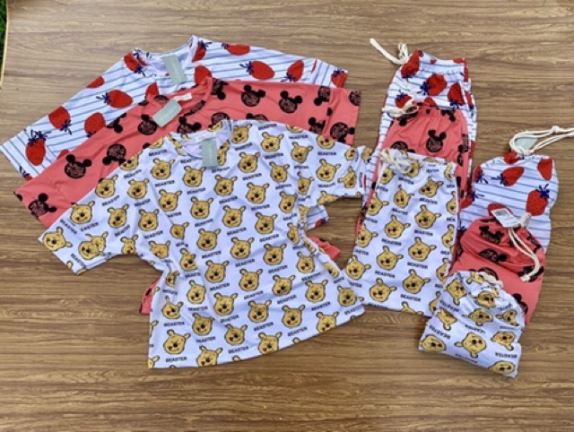 Bộ Pull- quần ngố siêu #CUTE# Đồ đôi Mẹ và Bé