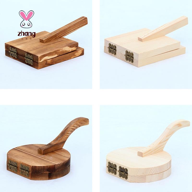 Dụng Cụ Ép Bột Làm Bánh Bao Bằng Gỗ Tiện Dụng
