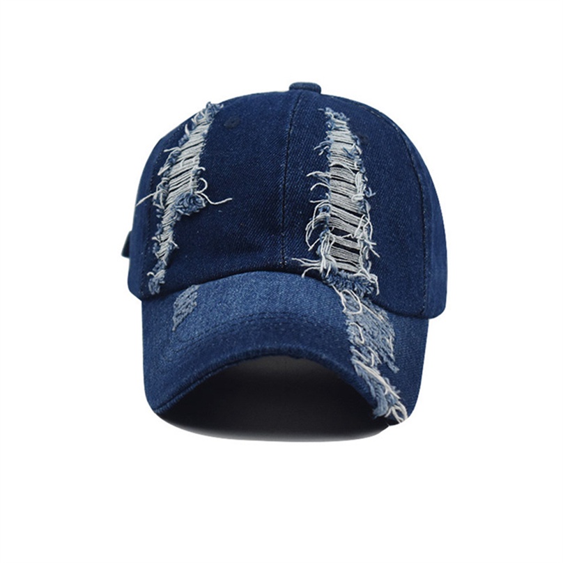 Mũ Lưỡi Trai Denim Phong Cách Vintage Thời Trang Mùa Hè