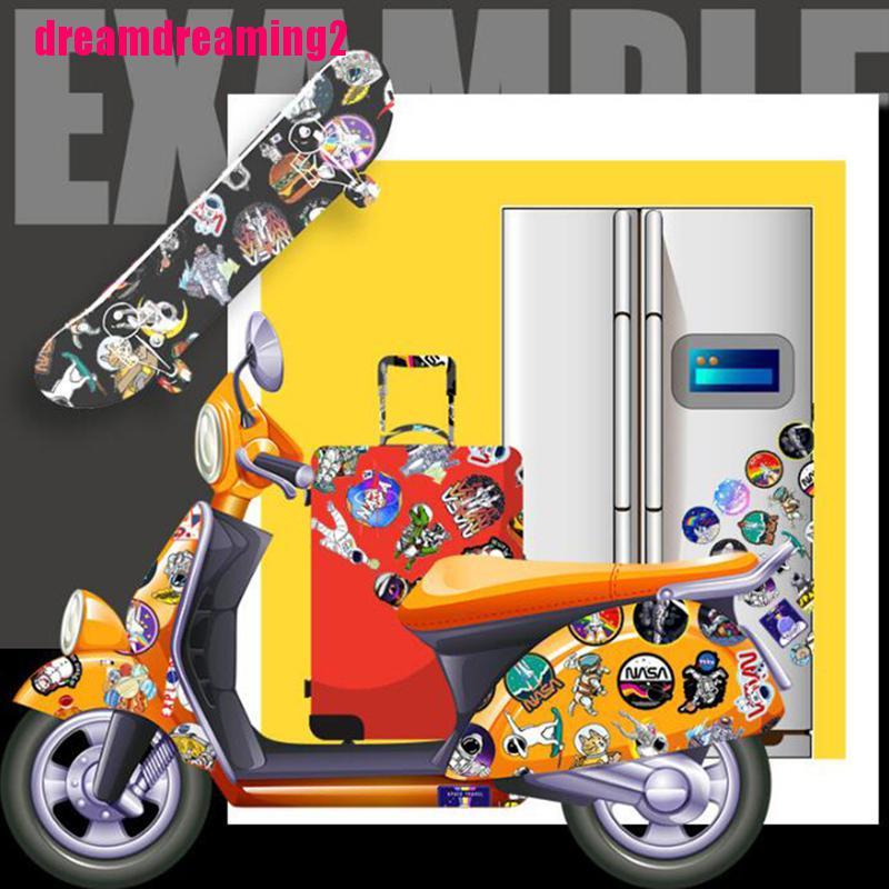 Bộ 50 Miếng Dán Chống Thấm Nước Hình Phi Hành Gia Độc Đáo