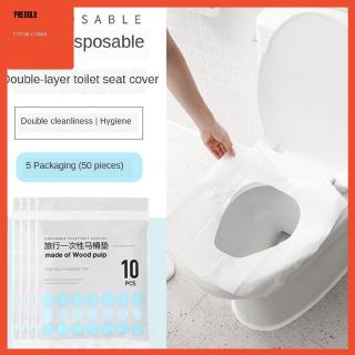 Còn hàng 50 chiếc Vỏ bọc ghế vệ sinh bằng giấy di động để cắm trại Du lịch tại nhà