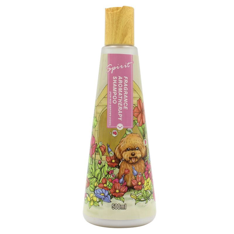 Sữa tắm nước hoa cho chó Spirit nắp gỗ chai 500ml - Sữa tắm lưu hương Spirit - Zimpet