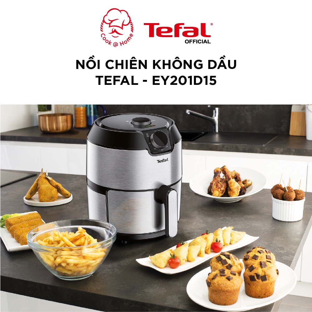 Nồi chiên không dầu chính hãng Tefal EY201D15 - 4.2 lít, 1500W