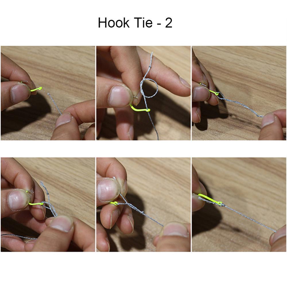 Set 50 móc câu cá dạ quang bằng thép cacbon kích thước #8/ #9/ #10/ #11/ #12 / #13