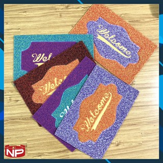 [GIẢM GIÁ 1 NGÀY DUY NHẤT] Thảm chùi chân sợi nhựa chống trơn trượt Welcome