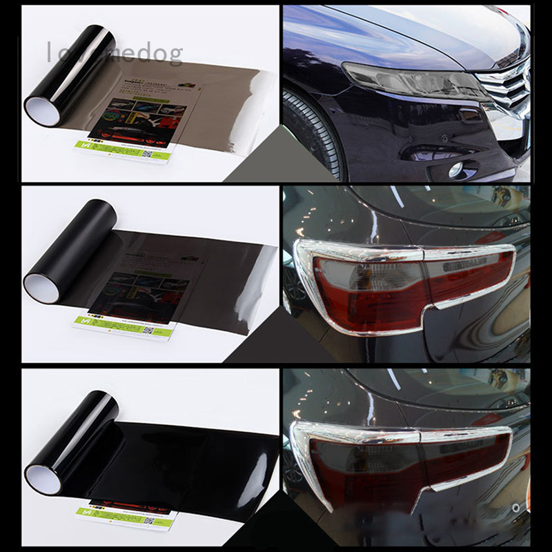 Miếng Dán Nhựa Vinyl Trong Suốt Nhiều Màu Dán Đèn Pha Xe Hơi