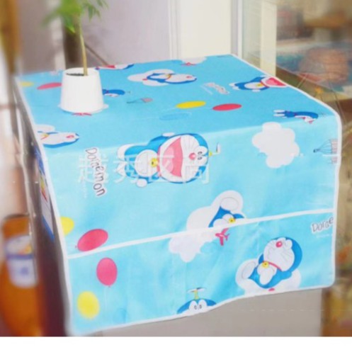 Tấm phủ tủ lạnh XIAODUOJIAJU Hello kitty thiết kế thuật có ngăn túi lưu trữ