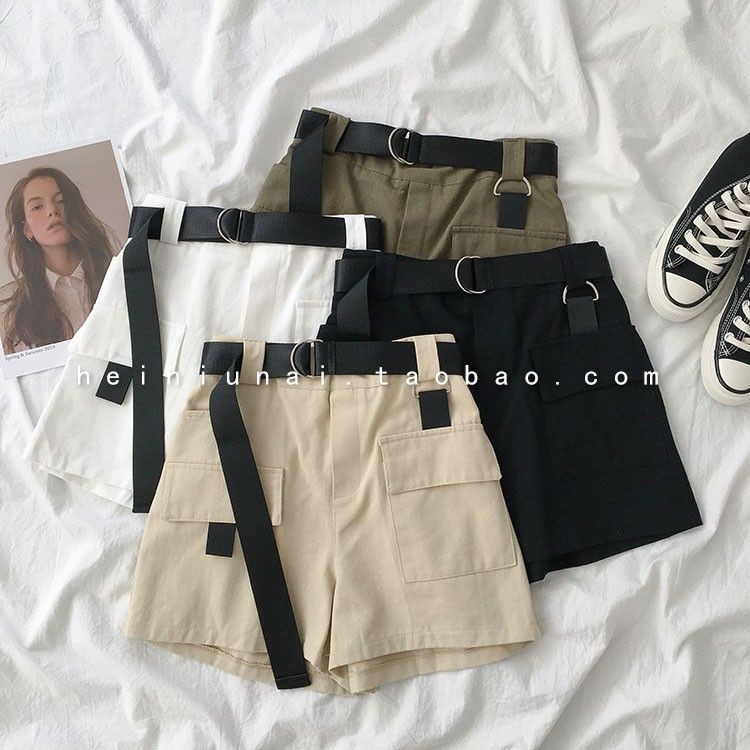S09_QUẦN SHORT KÈM THẮT LƯNG CÓ TÚI TRƯỚC CÁ TÍNH